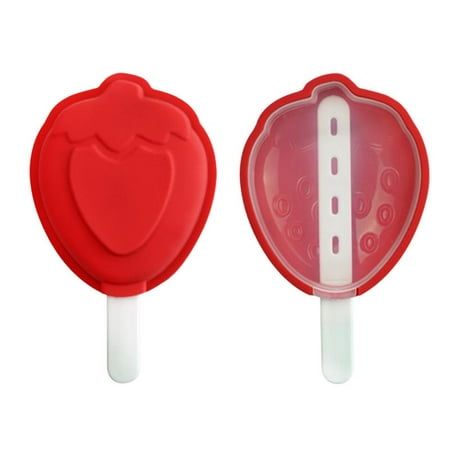 

Famure Ice Cream Silicone Mold|Fruit Shape Popsicle Molds With Lid|3D Handmade Popsicle Tool For Home DIY Candle Soap and Resin Crafts