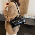 thumbnail image 4 of Bolso de viaje bajo el brazo para mujer, de gran capacidad, pequeño bolso cuadrado, diseño de nicho, estilo retro, con pliegues en el hombro, 2025, 4 of 4