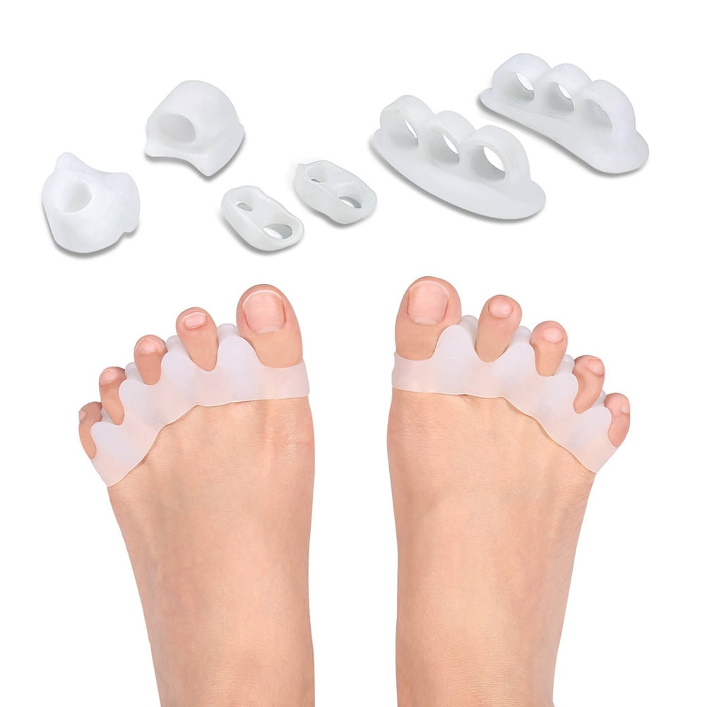 Lot De 4 Séparateurs D'orteils En Silicone Molain - Redresseurs Pour Pieds, Unisexe