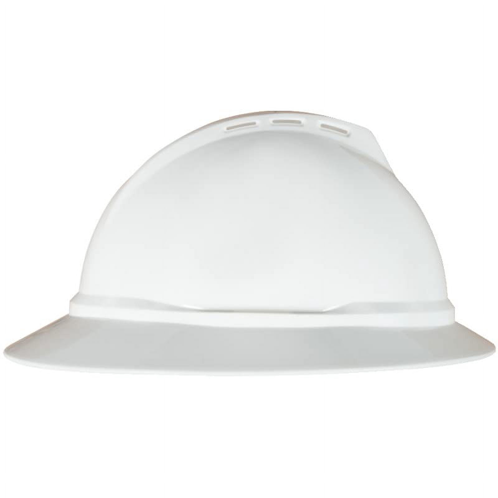 MSA 10168461 V-Gard 500 Full-Brim Hard Hat Ratchet Suspension Hi-Viz