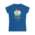 thumbnail image 4 of It's OK to Be Gay Pride Shirt Rainbow Flag Gay Lesbian Pride Womens T Shirts, 4 of 8