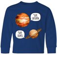 thumbnail image 3 of Inktastic Jupiter and Saturn Space Humor "sup Saturn", "sup Jupes" Long Sleeve Youth T-Shirt, 3 of 5