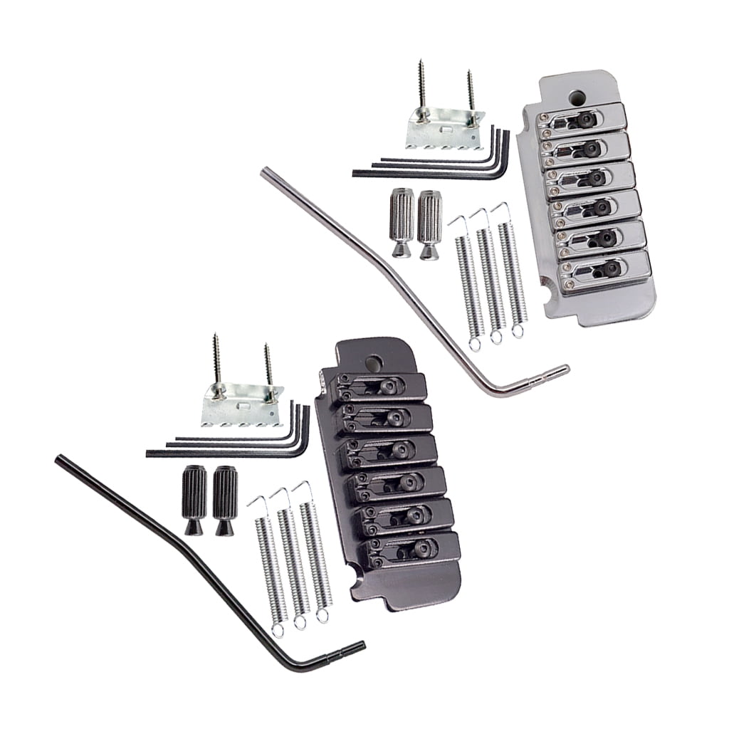 1 Set Saddle Tremolo Bridge System for Electric Guitar