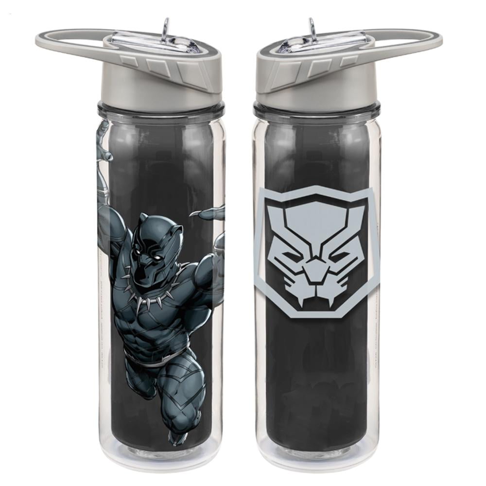 Captain America /& Iron Man Wasserflaschen Tritan Bottle batman Hulk Marvel Comics Black Panther