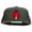 Charcoal, variant on Large Lady Bug Patched Superior Cotton Twill Flat Bill Snapback Prostyle Cap - Black OSFM