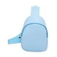 thumbnail image 3 of Bolso bandolera para niños, portátil, con correa ajustable, para camping, viajes, excursiones y escuela. Azul, 3 of 9