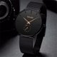 thumbnail image 2 of Nuevos relojes de cuero informales de cuarzo Ultra ThinMinimalist para Hombre, Reloj Simple de malla de acero inoxidable para Hombre, Reloj para Hombre Tan Jianjun unisex, 2 of 2