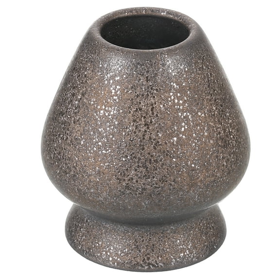 Uxcell Ceramic Chasen Stand 67mm Matcha Whisk Holder Teas Set Whisks Stand Matcha Tea Chasen Holder Black Gold