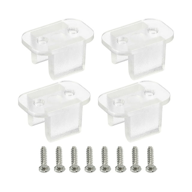 Unique Bargains Clips de Montage Néon LED Supports de Fixation 4.5 à 6mm Bande Néon LED Éclairage Clair Lot de 30
