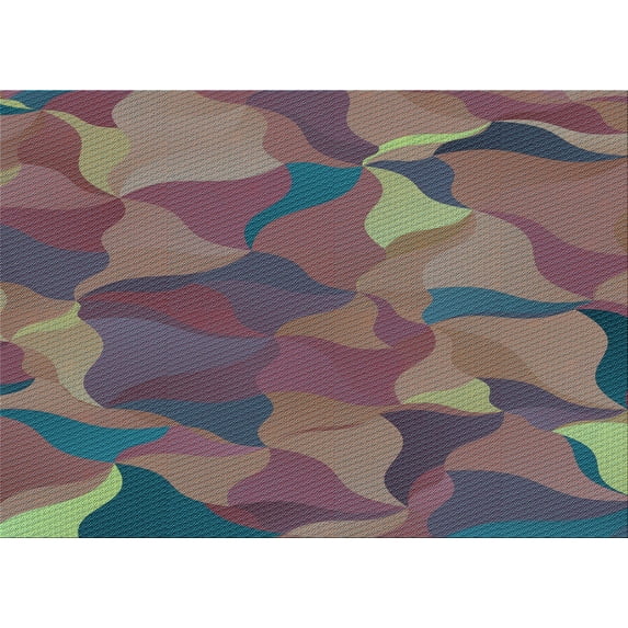 Ahgly Company Indoor Rectangle Patterned Battleship Gray Area Rugs, 7' x 10'