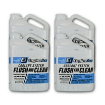 Engine Ice Coolant System Flush and Clean - 0.5 Gal (4-Pack) - Enhances Cooling Efficiency & Improves Engine Performance in Bikes, Cars, ATVs, & More