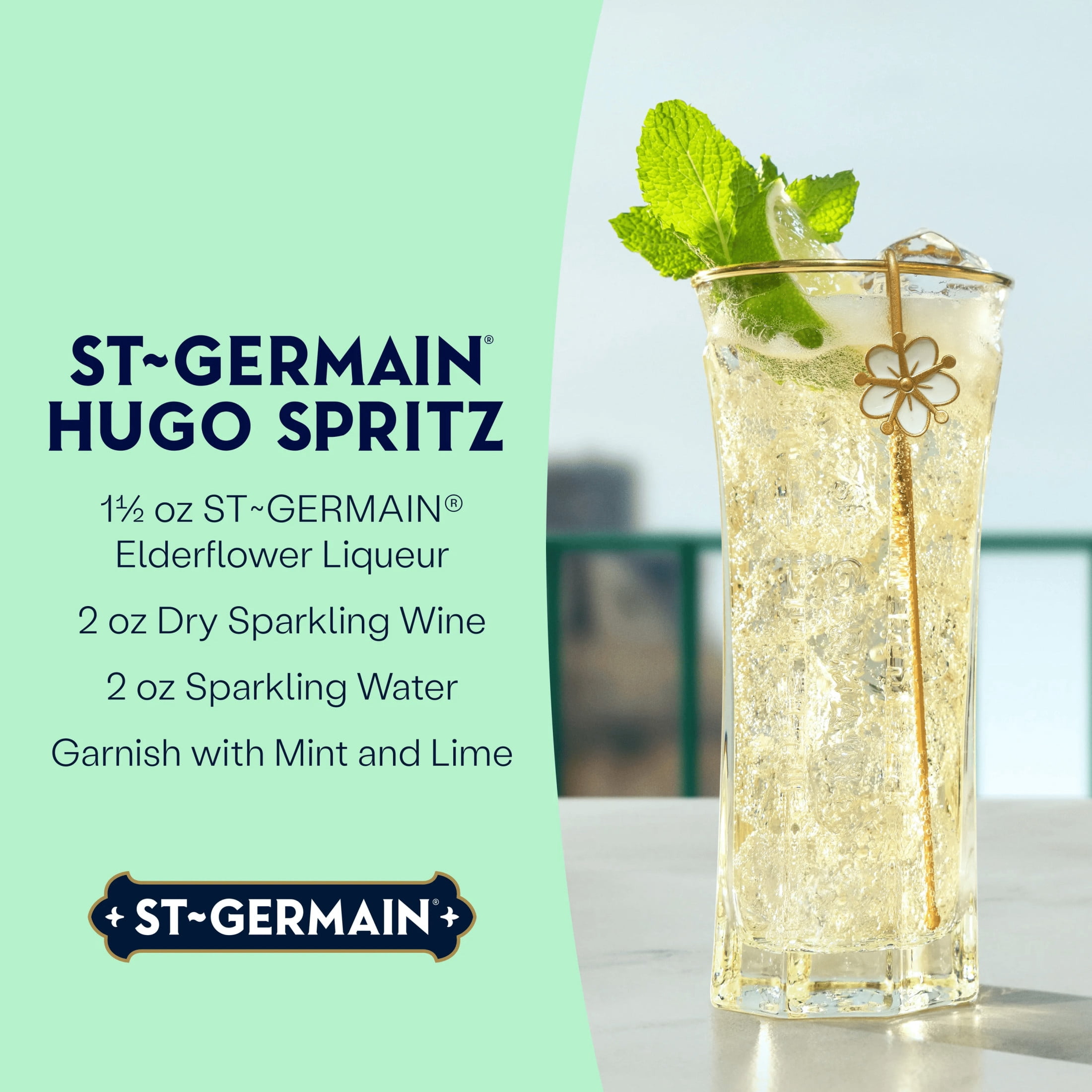 St Germain Elderflower Liqueur - 750 mL Bottle