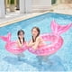 thumbnail image 3 of Flotador de cola de pez con forma de sirena grande y grueso para adultos, anillo de natación colorido, accesorios para fiestas en la piscina, 3 of 4