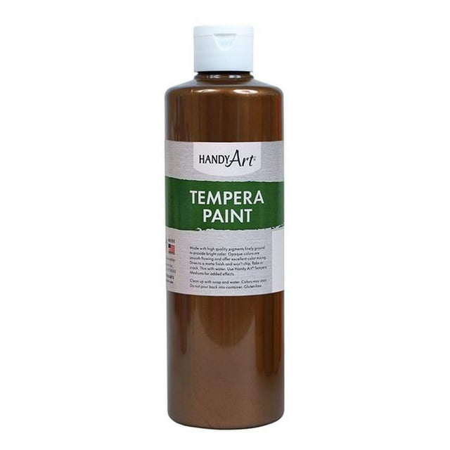 Rock Peinture & Handy Art RPC231165-3 Peinture Tempera Bronze Métallique de 16 oz - 3 Unités