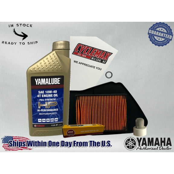 Cyclemax Full-Synthetic Yamalube Tune-Up Kit fits 2009-2015 Yamaha ZUMA 125