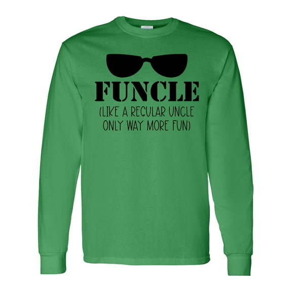 Inktastic Funcle Like a Regular Uncle Only Way More Fun Long Sleeve T-Shirt