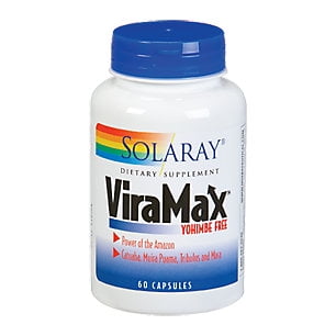 Solaray - ViraMax Yohimbee gratuit, Capsule (Btl-plastique) 60ct