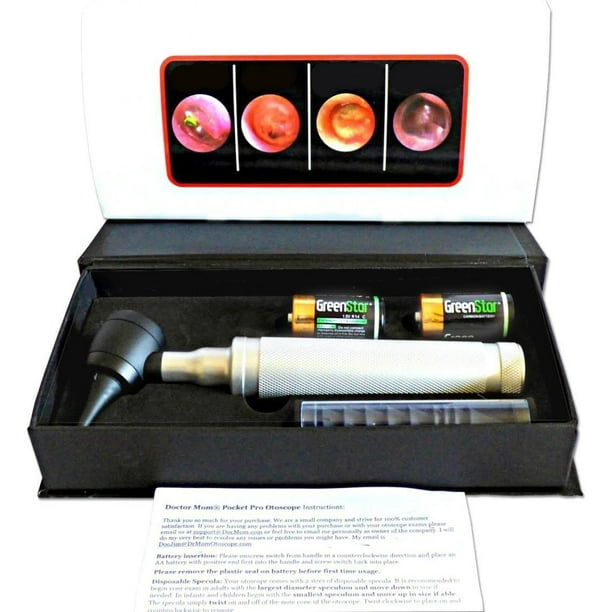 5th Generation Dr Mom LED PRO Otoscope Full Size Otoscope with Our