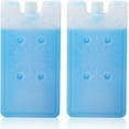 thumbnail image 1 of 2 Pcs Blocs Réfrigérants pour Glacières, Bloc Réfrigérant Portable 240 ml Réutilisable Brique de Bloc Réfrigérant Froid Congélation Rapide Blocs de Congélateur Froid pour Sacs à Lunch Sac à Dos Glacière, Camping, Pique-Niques, Plage, 1 of 4