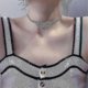 thumbnail image 5 of Gargantilla con cuello de lazo estilo coreano, collar geométrico corto --- Código de producto 43821, 5 of 5