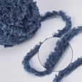 thumbnail image 3 of NICEEC 2 Skeins Teddy Fur Yarn Super Soft Yarn Chunky Fluffy Faux Fur Yarn Fuzzy Yarn Eyelash Yarn for Crochet Knit -Total Length 2×50m(2×55yds,3.53oz×2)-Dark Blue, 3 of 7
