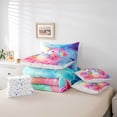 thumbnail image 6 of Castle Fairy Magic Unicorn Twin Bedding Sets,Dreamy Princess Animal Bedding Comforter Set, 6 of 8