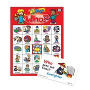 Super Duper Publications | Ask & Answer Wh Bingo Board Game | Comprehension, Verbal, and Communication Skills | Who, What, Where, When, and Why Questions | Educational Learning Materials for Chil