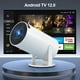 thumbnail image 3 of ORYU Proyector portatil, Mini Proyector 4k 1080p Full HD, Android 11 Bluetooth 5.1, 2.4G/5G WiFi 6, 10000 Lúmenes, para el Smartphone/PC/Laptop/PS4（con Línea de Alta Definición）, 3 of 5