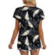 thumbnail image 5 of Camiseta de Manga Corta de Verano para las Mujeres sin Posicionamiento Impresión Cuello en V Color Sólido, Camisetas de Verano de Manga Corta de las Mujeres Primavera Suave Y Transpirable, 5 of 7