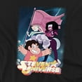 thumbnail image 2 of Steven Universe Crystal Gem Flag Women's T Shirt, Black, 2X-Large, 2 of 6