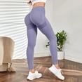 thumbnail image 2 of NAFUU High Waisted Leggings For Women Yoga Pants Women's Stretchy Tight Pants Tummy Control Workout Yoga Leggings Running Fitness Pants Stylish Leggings, 2 of 5