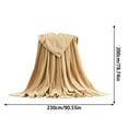 thumbnail image 4 of Xuniizn Soft Blankets, Throw Blanket for Couch, Flannel Sherpa Blanket Fleece Blanket for Adults, Cozy, Plush, Thicken, Reversible, Machine Washable, Khaki, 4 of 8