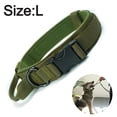 thumbnail image 2 of Collar de perro táctico Collar militar ajustable: - Collares de nailon K9 con mango de control y pesado, 2 of 5