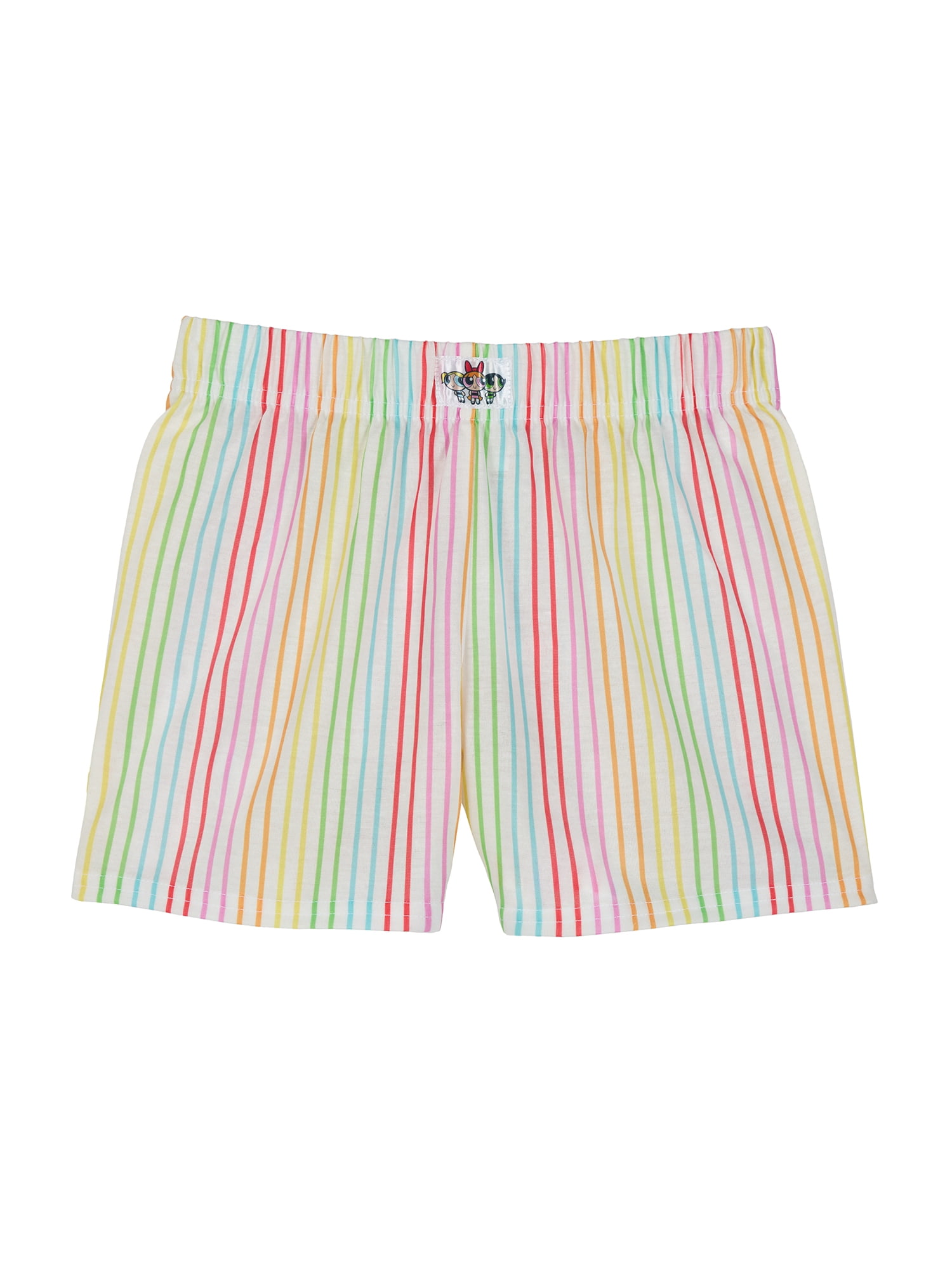 Powerpuff Girls Girls Short Sleeve Snug Fit Sleep Top and Shorts Pajama Set, 2-Piece, Sizes 4-10