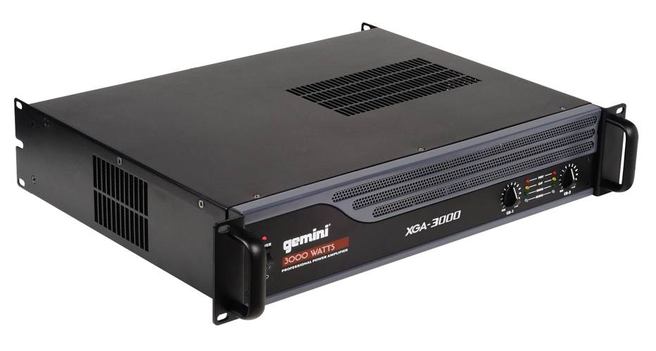 NEW GEMINI XGA-3000 Pro Audio DJ/PA 3000W System Power Amplifier Stereo/Mono Amp - image 4 of 5