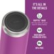 thumbnail image 4 of Botella de agua THERMOS ICON SERIES 700 ml de acero inoxidable Plum, 4 of 9