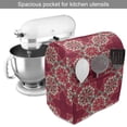 thumbnail image 2 of Mandala Stand Mixer Cover, Round Floral Motifs in Vibrant Colors Paisley Inspired Folkloric Ornament, Kitchen Appliance Organizer Bag Cover with Pockets, 5 Quarts, Pink Seafoam Peach, by Ambesonne, 2 of 4