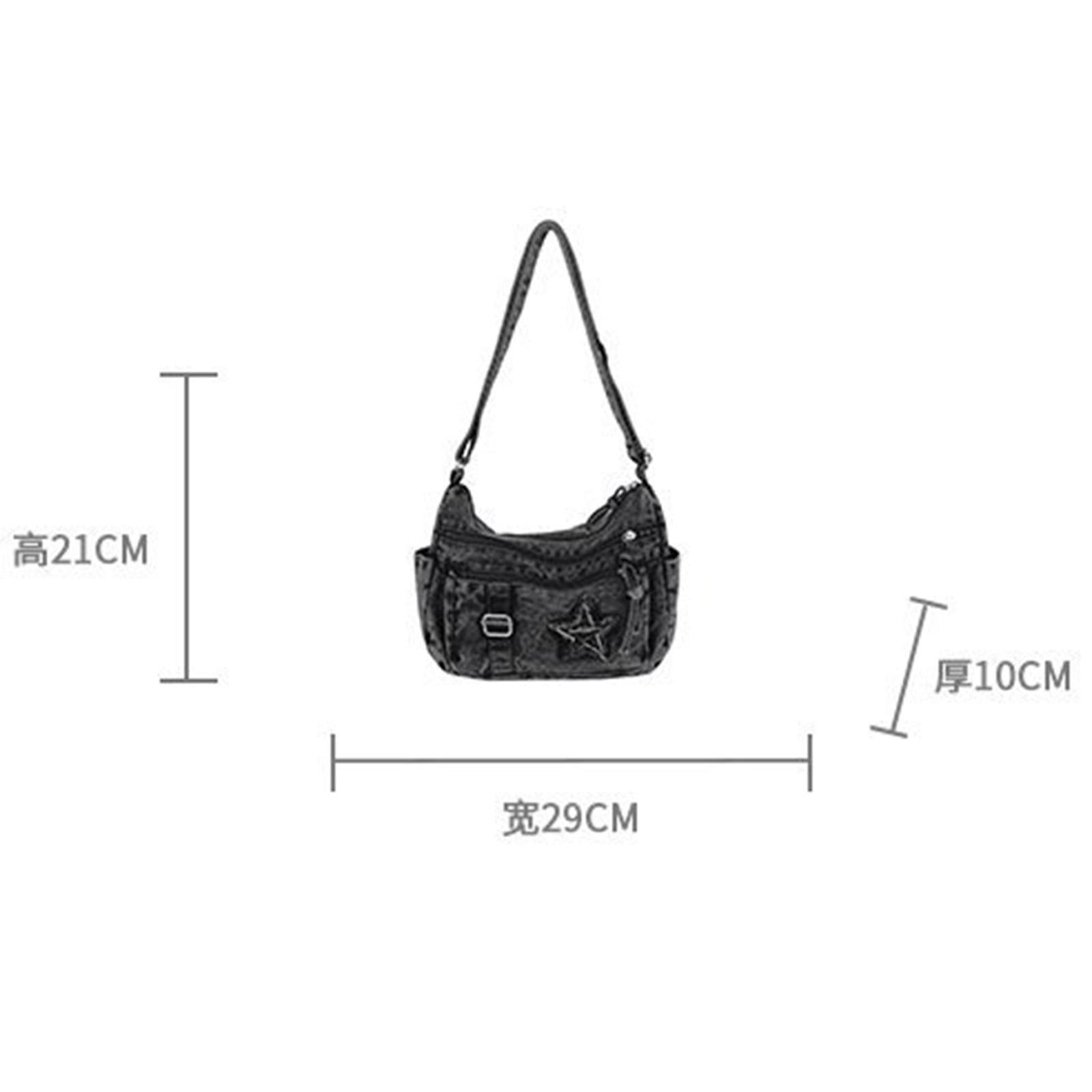 Denims Shoulder Purses for Womens Casual Hobos Bags Shoulder Handbags Crossbody Bag with Adjustable Straps Toted Bag
