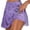 Purple, variant on FUZHIQ Women Tennis Skirts Inner Shorts, Elastic Waist Elastic Classic Graphic 2 In 1 Skorts Comfy Baggy Flowy Ruffle Skirt Athletic Inner Shorts for Running Tennis Golf Workout Sports Pockets,XXL