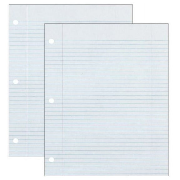 Recycled Filler Paper Wht 500 Sheets 0.28 in. Ruled - 2 per Pack