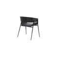 thumbnail image 4 of Dining Chairs - Wood & Metal Set of 2 - Modern Round Back Upholstered Seat, 4 of 9