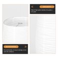 thumbnail image 4 of MasteelfCA 1Pc Home Floor Light Cover Nordic Paper Lampshade Chic Light Accessory White, 4 of 7