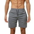 thumbnail image 1 of Posijego Mens Athletic Shorts with Zipper Pocket Drawstring Quick Dry Workout Running Activewear Shorts, 1 of 8
