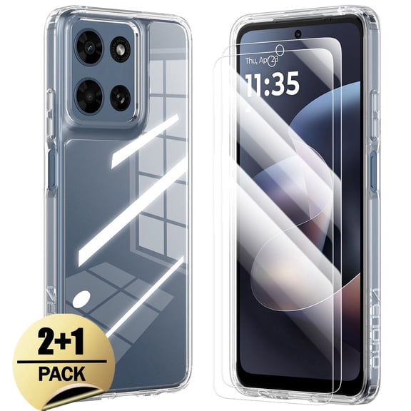 Venoro Case Screen & Protector for Motorola Moto G 5G 2026/2025 Moto G Play 2026