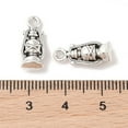 thumbnail image 3 of 50pcs Kerosene Lamp style Alloy Pendants Antique Silver 16x8x7mm Hole: 2mm, 3 of 3