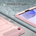 thumbnail image 4 of Fintie Shockproof Case for Samsung Galaxy Tab A7 Lite 8.7 inch 2021 Model (SM-T220/T225/T227), Tuatara Rugged Unibody Hybrid Full Protective Bumper Kickstand Cover w/Built-in Screen Protector, R-Gold, 4 of 9
