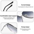 thumbnail image 3 of Lunettes de Soleil de Mode Simples à Tailler Irrégulières, en AC, 3 of 5