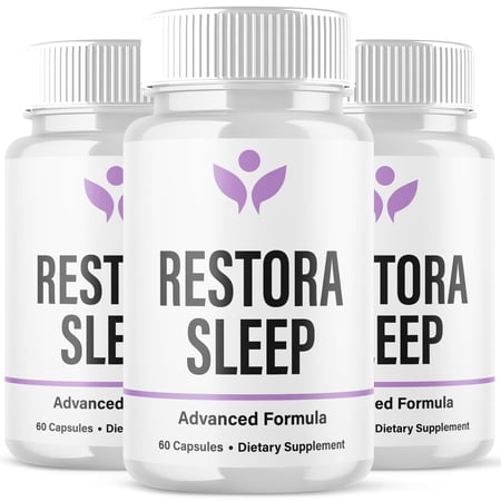 Restora Sleep Advanced Formula Brain Support Pills Maximum Strength Supplement RestoraSleep 180 Capsules