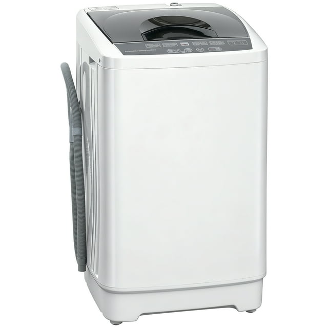 Portable Washing Machine, Full Automatic 1.3 Cu. Ft. Compact Washer, White