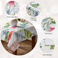 thumbnail image 5 of Christmas Table Cloth Waterproof Tablecloths, Cartoon Xmas Tree Winter Abstract Tablecloth Dining Table Cover for Kitchen Party Tabletop Outdoor, Square Tablecloth 60x60 Inch, 5 of 9